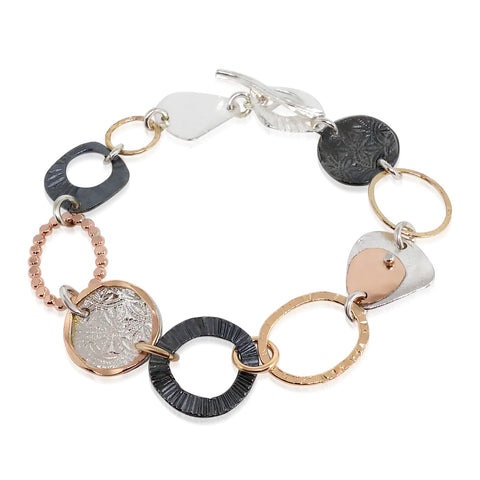 Sterling Silver, Gold Filled Bracelet