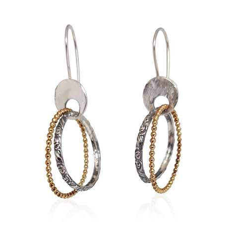 Sterling Silver, Gold Filled Earrings