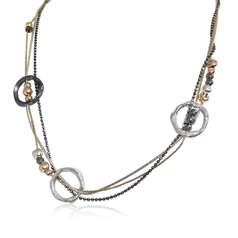Sterling Silver, Gold Filled Necklace