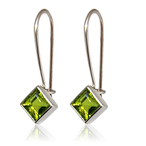 Sterling Silver, Gold Filled, Peridot Earrings