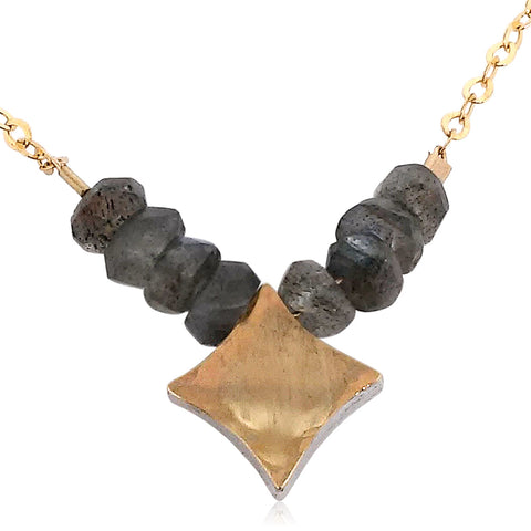 Gold Filled, Labradorite Necklace