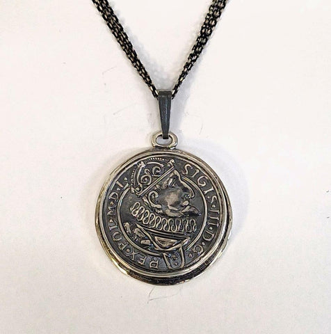 Oxidised Sterling Silver, Men's Necklace