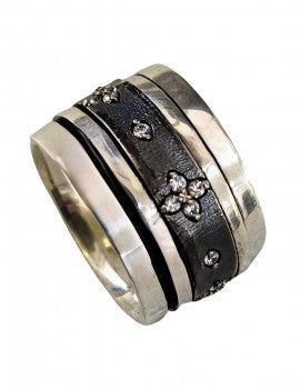 Sterling Silver, Cubic Zirconia Ring