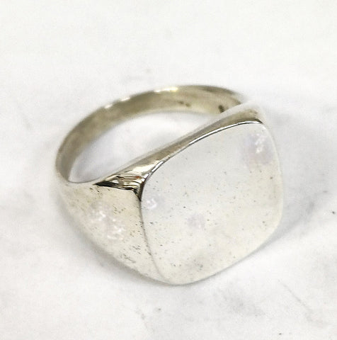 Sterling Silver, Non Oxidised Silver, Men's Ring