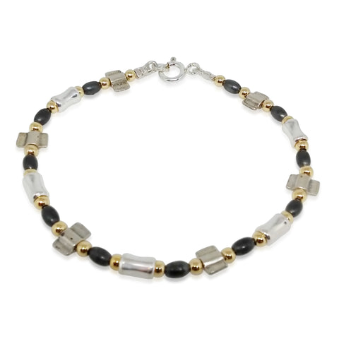 Sterling Silver, Gold Filled Bracelet