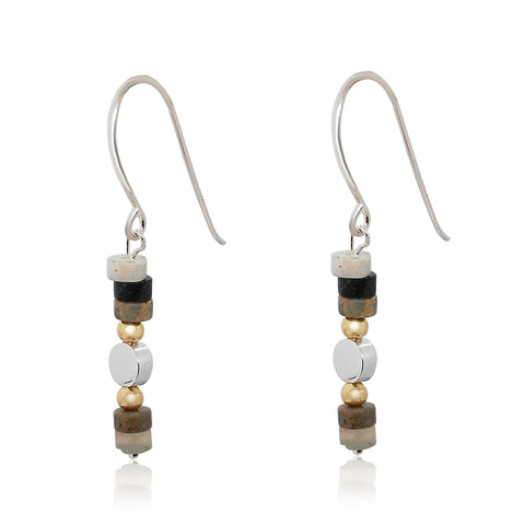 Sterling Silver, Gold Filled, Amazonite Earrings