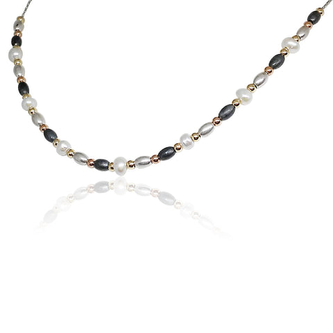 Sterling Silver, Gold Filled, Mookite Necklace