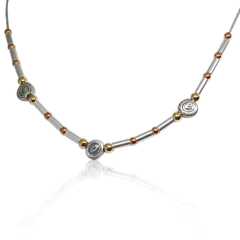 Sterling Silver, Gold Filled Necklace