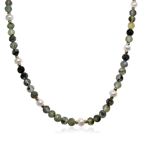 Sterling Silver, Gold Filled, Pearl Necklace