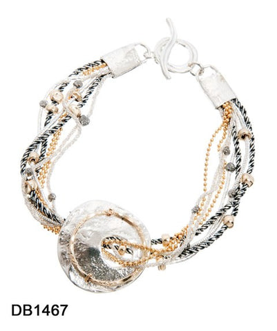 Sterling Silver, Gold Filled Bracelet