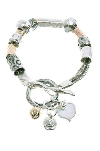 Sterling Silver, Gold Filled Bracelet