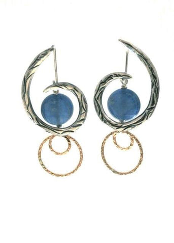 Sterling Silver, Gold Filled, Kyanite Earrings