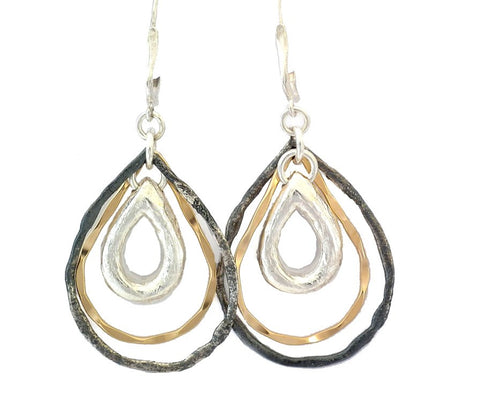 Sterling Silver, Gold Filled Earrings