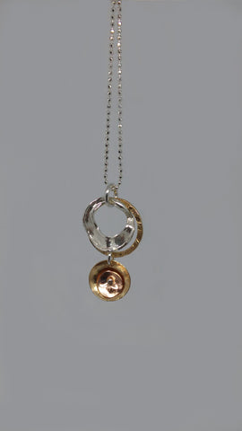 Sterling Silver, Gold Filled Necklace