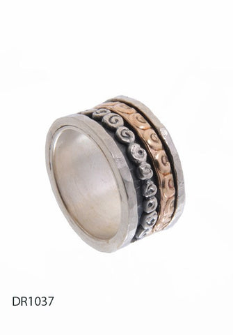 Sterling Silver, Gold Filled Ring