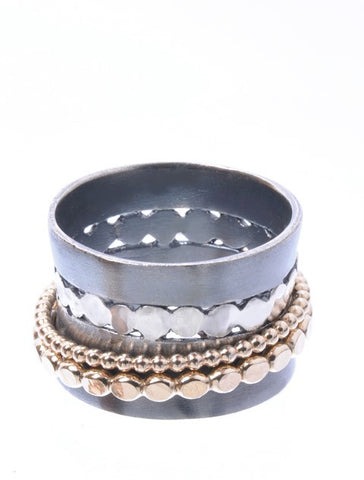 Sterling Silver, Gold Filled Ring
