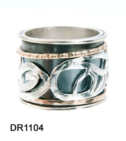 Sterling Silver, Gold Filled Ring