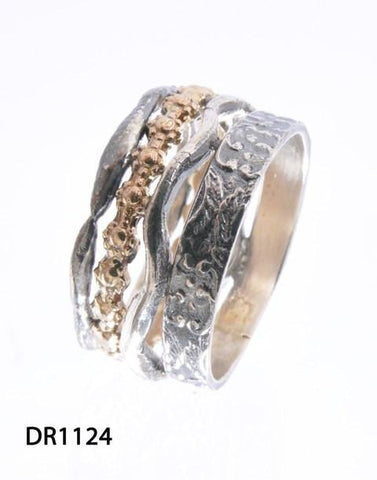 Sterling Silver,Gold 9K Ring