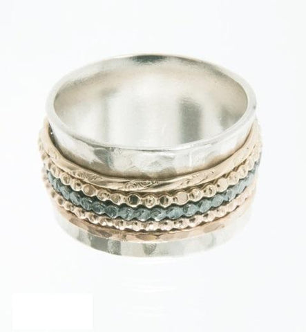 Sterling Silver, Gold Filled Ring