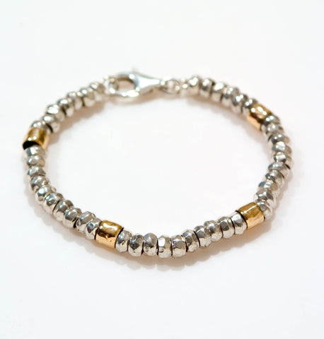 Sterling Silver, Gold Filled Bracelet