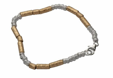 Sterling Silver, Gold Filled Bracelet