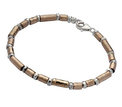Sterling Silver, Gold Filled Bracelet