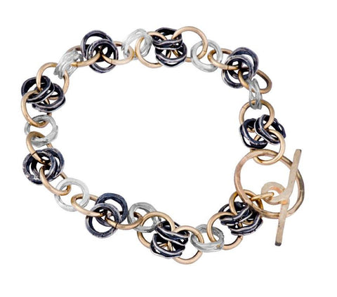 Sterling Silver, Gold Filled Bracelet
