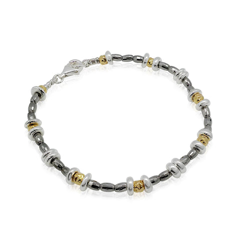 Sterling Silver, Gold Filled Bracelet