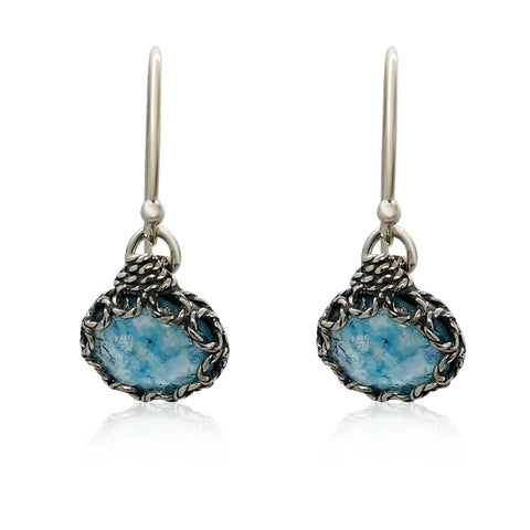 Sterling Silver, Roman Gass (B) Earrings