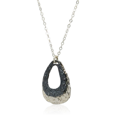 Sterling Silver, Oxidised Silver Necklace