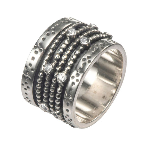 Sterling Silver, Cubic Zirconia Ring