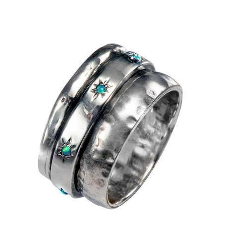 Sterling Silver, Opal Ring