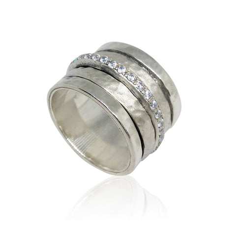 Sterling Silver, Cubic Zirconia Ring
