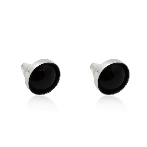 Sterling Silver, Garnet Earrings