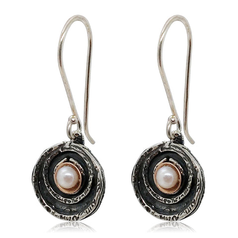 Sterling Silver, Gold Filled, Pearl Earrings