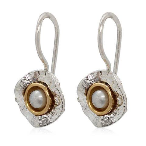 Sterling Silver, Gold Filled, Pearl Earrings