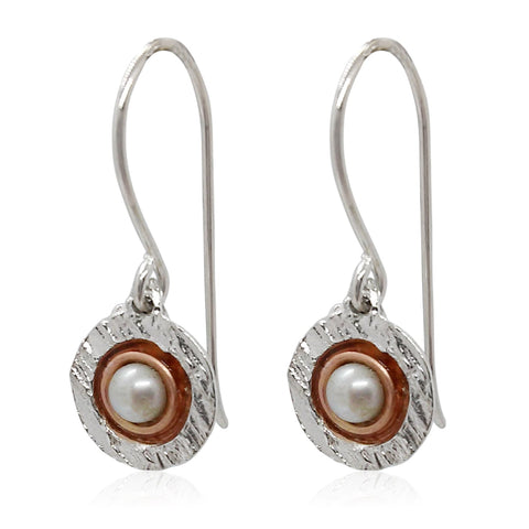 Sterling Silver, Gold Filled, Pearl Earrings