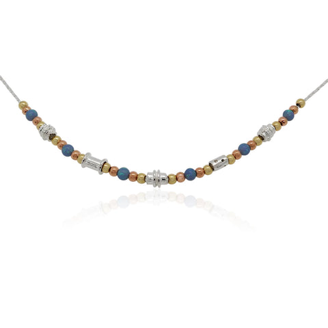 Sterling Silver, Gold Filled, Opal Necklace