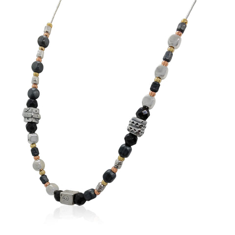 Sterling Silver, Gold Filled, Garnet Necklace