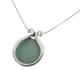 Sterling Silver, Roman Glass Necklace